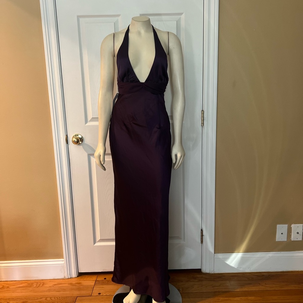 Odyssa Halter Maxi Dress Purple - Picture 6 of 12